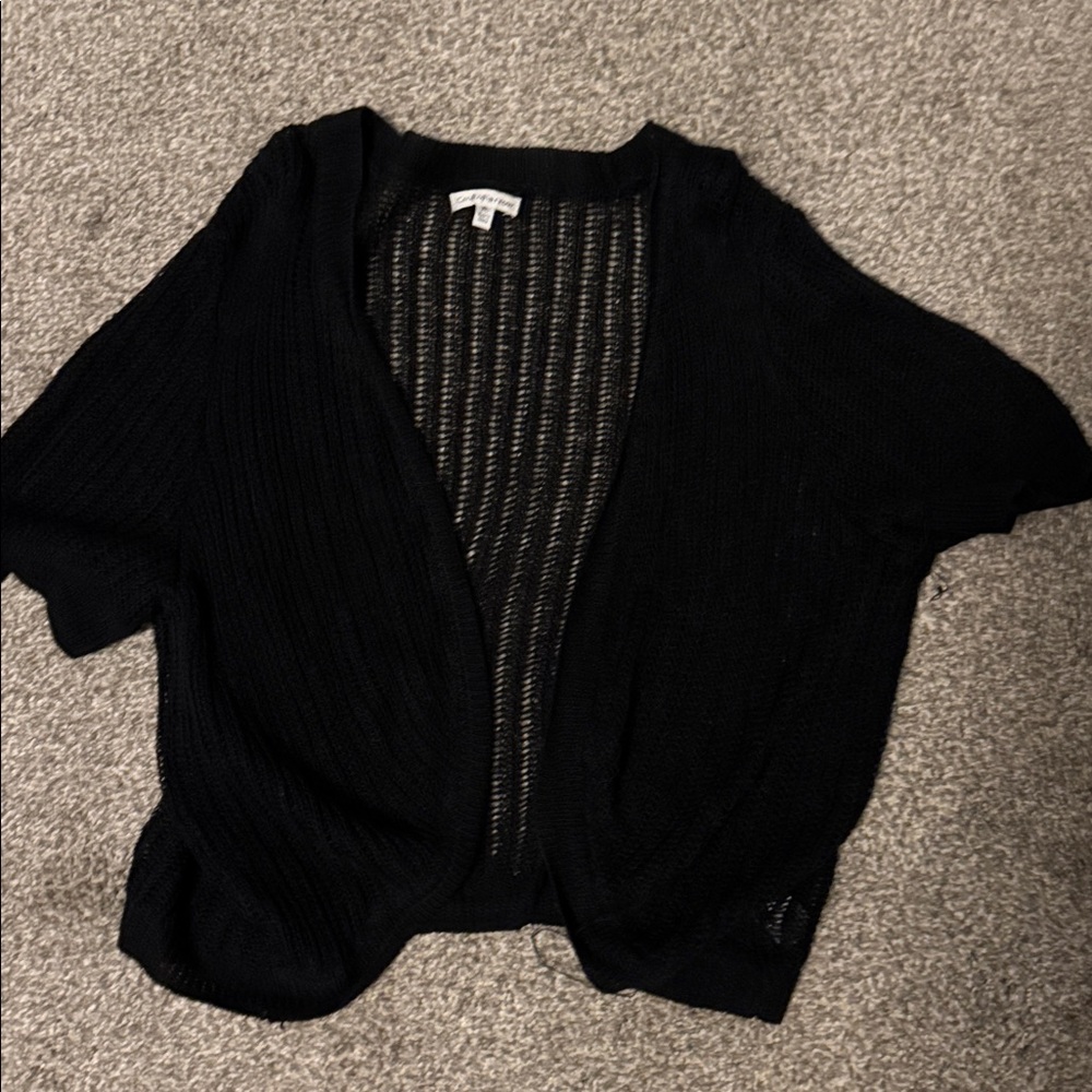 Croft & Barrow Black Knit Sweater
